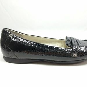 Palladium Size 8.5 Black Leather Loafer Flats